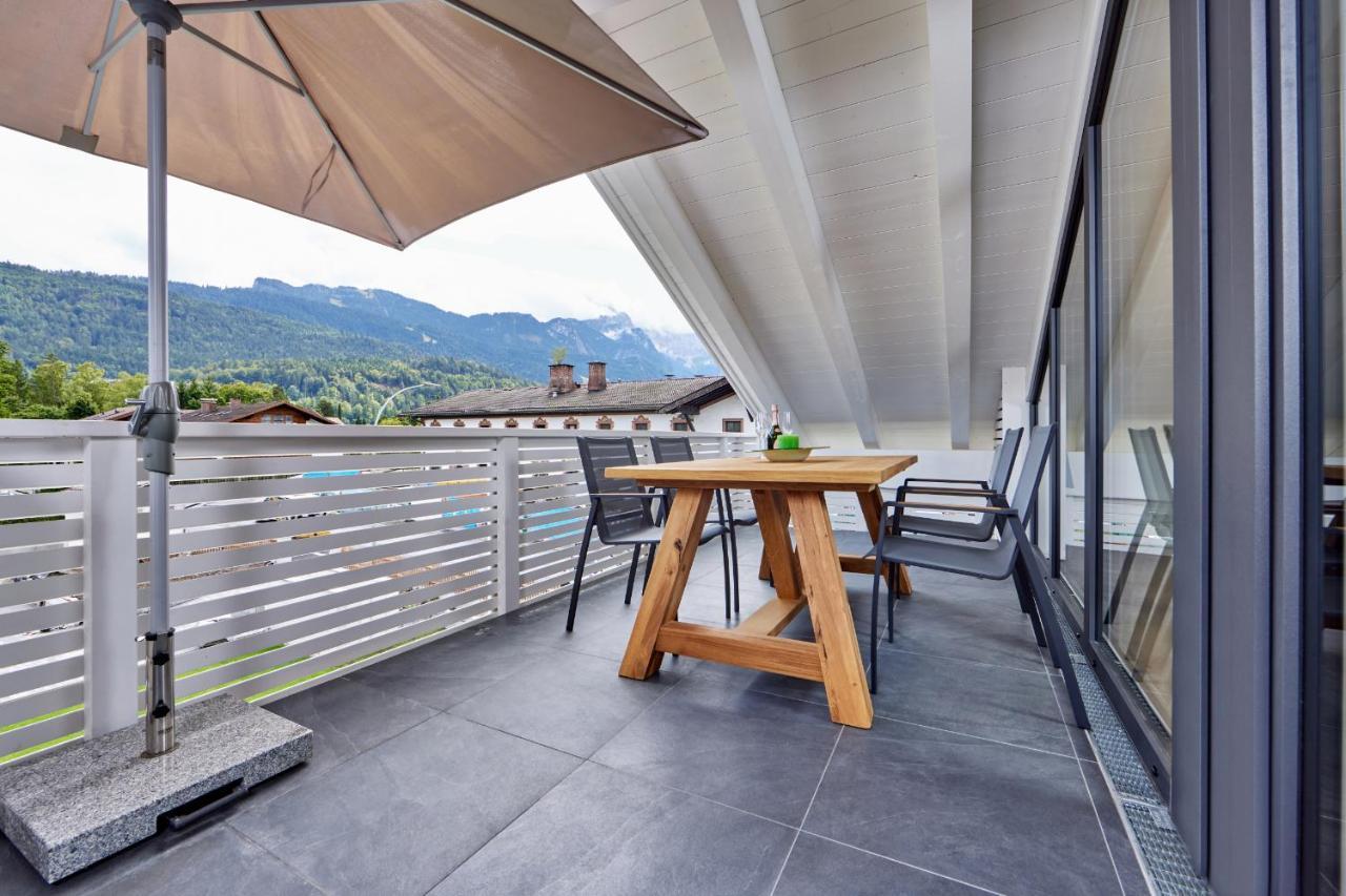 Apartment Bergblick Garmisch-Partenkirchen Ngoại thất bức ảnh